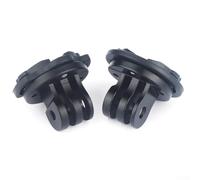 Soporte de bicicleta para Garmin con interfaz de cámara de acción, adaptador de aleación de aluminio con orientación reversible y mecanismo de sujeción seguro (A)