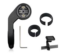 Soporte de bicicleta para Garmin Edge Serie (530/540/830/840/1040/Explore 2) y XOSS G/G+/iGPSPORT - Soporte universal para manillar de 25,4 - 31,8 mm | diseño frontal exterior para ordenadores GPS