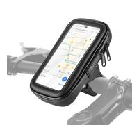 Soporte de Bicicleta para Smartphone Giratorio Impermeable, Fijación al Manillar