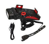 Soporte de bicicleta para teléfono, luz de bicicleta LED impermeable soporte Smartphone, cargador USB directo para ciclismo y actividades al aire libre esta solución 4 en 1 mejora la practicidad de