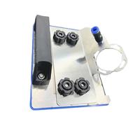 Soporte de biselado para azulejos de 45 grados, amoladora angular, herramienta de biselado para soporte de corte de azulejos de metal, accesorio de amoladora angular para trabajos de enlucido