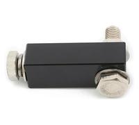 Soporte de bloque de montaje for faro de motocicleta, soporte de extensión de luz de cabeza Compatible con Softail Breakout FXST Rocker C Dyna Wide Glide(Black)