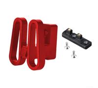 Soporte de bloque de portador delantero de bicicleta plegable, para Brompton y para Dahon Soporte de marco estable y ligero (rojo)