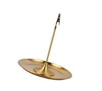Soporte de Bobina de Varilla de Incienso de Metal Multifuncional con Clip Firme y Placa receptora de Cenizas para meditaciones Estante de Incienso Decorativo para hogar y la Oficina