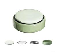 Soporte de bobina resistente al calor con bandeja segregadora y base estable para disuadir insectos mejorada quema incienso al aire libre (verde)