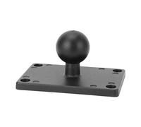 Soporte de Bola de 1 Pulgada, Base de Aleación de Aluminio con Orificio Universal AMPS para Soportes RAM Brazos de Doble Casquillo de Bola de Tamaño B para Barcos, Kayaks,