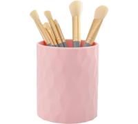 Soporte de bolígrafo para escritorio, soporte de cepillo de maquillaje de silicona suave de 3.9x3.4 pulgadas, lápiz de estilo nórdico, copa de maquillaje para la oficina de escritorio de la escuela e