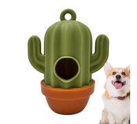 Soporte de bolsa de cacería de cactus portátil: dispensador de bolsas de desechos para perros para uso al aire libre | Almacenamiento de la bolsa de basura de viaje para caminar, caminar, correr | Lin