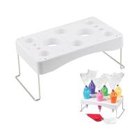 Soporte de bolsillo plegable para pastelería - Boquilla de boquilla multiagujero, soporte para estante de glaseado para tartas | No doblar o romper la de pastelería para ganar esp
