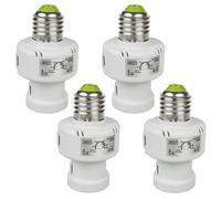 Soporte de bombilla Maclean MCE21W con sensor crepuscular y temporizador E27 100W blanco (4)