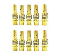 Soporte de boquilla de gas 15AK con resorte de boquilla compatible con soplete de soldadura MIG/MAG, puntas de contacto para equipos de soldadura MB 15AK, paquete de 2 a 10 piezas (2 piezas)