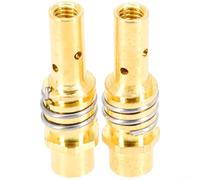 Soporte de boquilla de gas con resorte para soplete de soldadura MIG/MAG 15AK, retenedor de punta de aleación de cobre para clip de electrodo MB 15AK, paquete de 2 accesorios de soldadura