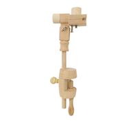 Soporte De Bordado De Madera - Soporte Para Puntos De Cruz De Madera | Marco De Punto De Cruz De Haya Girado | Soporte De Lienzo De Bordado De 360 Grados | Puerta De Círculo Ajustable