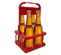 Soporte de botella de cerveza, soporte de casillero de vino para cesta de cerveza | Portabotellas de vino, organizador de portabotellas,Portavasos antiderrames, soporte de cerveza plegable para