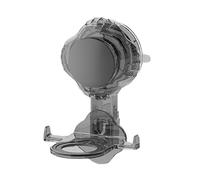 Soporte de botella de gel de ducha con ventosa, soporte de pared para champú, ventosa montada en la pared, organizador de botellas de ducha transparente para botellas de champú y jabón, ganchos de