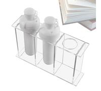 Soporte de botella de tinta, soporte de botella de tinta | 3 ranuras ranuras botella de pintura rack | Llanto de almacenamiento de cartucho de tinta anti-retorcido, estante acrílico para el att