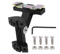 Soporte de botella para sill¨ªn de bicicleta, adaptador trasero para jaula de botella de deporte, compatible con tubos de sill¨ªn redondos y ovalados, sin necesidad de herramientas