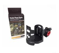 Soporte de botella para soporte de micrófono y motocicleta, gira 360 grados, se adapta a tubos de 23 a 28 mm de diámetro