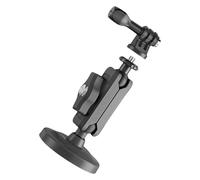Soporte de brazo de aleación de aluminio de alta resistencia, sistemas de liberación rápida, cabeza de bola de 1/4 para accesorios de cámara de acción, base de montaje de abrazadera de brazo de metal