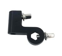 Soporte de brazo de clip de tambor de liberación rápida para soporte de platillos y soporte electrónico, abrazadera de estante electrónico, pedal de bajo ajustable profesional con base antideslizante