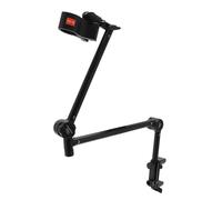 Soporte de Brazo de Micrófono, Aleación de Zinc 360 ° de Soporte de Brazo de Auge de Suspensión Ajustable, Soporte de Micrófono de Tijera con Interfaz Universal de 3/8 y 5/8
