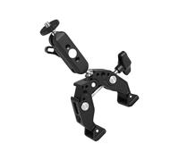 Soporte de brazo mágico de cámara multipropósito, adaptador de zapata fría, diseño de dos rótulas, rosca de tornillo de 1/4 pulgadas para equipo de iluminación de fotografía, abrazadera C para monitor