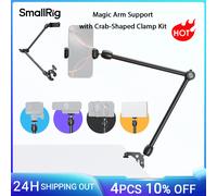 Brazo mágico de escritorio SmallRig 5624 con kit de abrazadera en forma de cangrejo