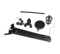 Soporte de brazo para micrófono con filtro antipop de doble capa para Blue Yeti Nano, HyperX QuadCast, SoloCast, Snowball y más. Excelente efecto