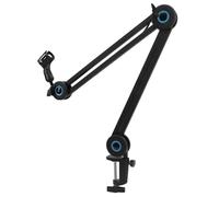 Soporte de Brazo para Micrófono, Soporte de Brazo de Micrófono de Acero de Aleación de Aluminio con Gestión de Cables, Adaptador de 3/8 Pulgadas a 5/8 Pulgadas para SM7B MV7,