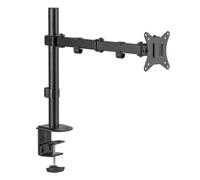 Soporte de brazo para monitor LC-Power LC-EQE-A32B hasta 32"/9kg Negro