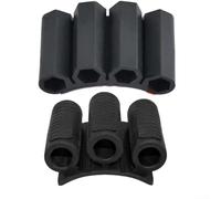 Soporte de broca de montaje lateral para controlador de impacto que permite un cambio rápido en patrones de brocas de 3 agujeros y 4 agujeros sin aflojarse