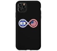 Soporte de Bucle Infinito con Bandera israelí judía Americana Carcasa para iPhone 11 Pro MAX
