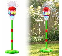 Soporte De Burbujas Eléctrico Recargable - con Luces Y Efecto Musical | Superficie Lisa Segura para Niños, Altura Ajustable, Piscina, Parque, Playa Y Reuniones Sociales