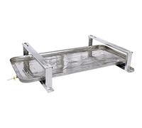 Soporte de CA resistente con bandeja de drenaje, soporte de tierra estable para sistemas mini divididos, bandeja de acero inoxidable para una mayor estabilidad