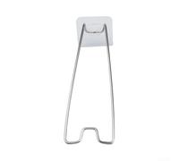 Soporte de caballete para marco de fotos, soporte de fotos de escritorio de acero al carbono para visualización horizontal vertical, soporte de mesa de metal plateado para espacios pequeños, paquete