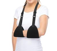 Soporte de Cabestrillo para Brazo, Estabilizador de Inmovilizador de Hombro Ajustable para Hombres Y Mujeres, Collar de Soporte de Brazo Ligero Y Cabestrillo para Brazo Fracturado, Codo,(Negro)