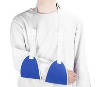Soporte de Cabestrillo para Brazo, Estabilizador de Inmovilizador de Hombro Ajustable para Hombres Y Mujeres, Collar de Soporte de Brazo Ligero Y Cabestrillo para Brazo Fracturado, Codo,(Azul)