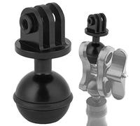 Soporte de Cabeza de Bola, VBESTLIFEMetal Soporte de Cabeza de Bola Giratorio de 360 ° Adaptador de lámpara de fotografía para para para la Serie para para Xiao Yi para (Negro)