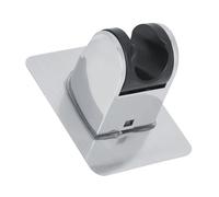 Soporte de Cabeza de Ducha Auto Adhesivo Ajustable, sin Basura de Soporte de Ducha Cromado pegajoso para Pared de baño, instalación de no Herramientas para Hotel doméstico