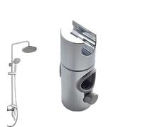 Soporte De Cabeza De Ducha Para Barra Deslizante De Abrazadera Deslizante, Horquilla De Vástago De Elevación De Diseño De Asiento Fijo, Soporte De Cabeza De Ducha Estable | Con Dispositivo Móvil Rem