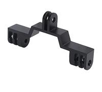 Soporte de cabeza dual para GoPro, aleación de aluminio cámara de movimiento adaptador de montaje dual para GoPro