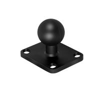 Soporte de Cabeza Esférica de 1 Pulgada, RAM Adaptador de Montaje de Bola, Base de Montaje de Bolas con 4 Orificios de Montaje, Soporte de GPS con Conector de Cabeza Esférica para Bicicleta/Moto