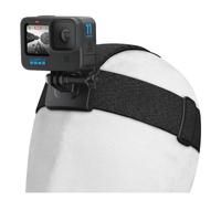 Soporte de cabeza GoPro ACHOM-002, resistente al agua, compatible HERO12/11/10/MAX/9/8/7/6/5, negro, 97g