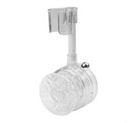 Soporte de cabezal de ducha ajustable con diseño de ventosa, rotación de 360 grados para facilidad de uso, instalación de taladro, soporte de fuerte capacidad de carga (transparente)