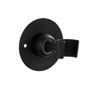 Soporte de cabezal de ducha de acero inoxidable ajustable de 360 grados, sin taladro, fuerte montaje en pared, antideslizante, agarre seguro, se adapta a la mayoría de tuberías de ducha estándar