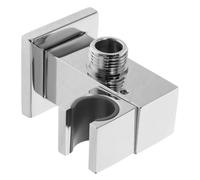 Soporte de Cabezal de Ducha de Acero Inoxidable Roscado 1/2 Pulgada | Montaje en Pared para Azulejos, Base de Entrada Giratoria, Uso en Baño y Hotel