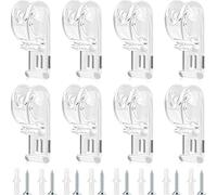 Soporte de cable ciego - 1,97x0,5 pulgadas Pom-Clips de seguridad, portacables, soporte de cadena, celos a prueba de niños | Tensor de cordón para pantallas de ventana Protección segura para familias