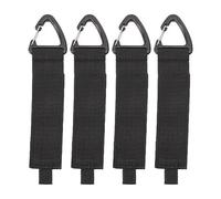 Soporte de cable de extensión de 4 piezas resistente para garaje | Enrollador de cordón de extensión con hebilla triangular para taller de casa garaje mantenimiento almacén lavadero sótano