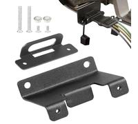 Soporte de cableado de remolque - Soporte de enchufe resistente - Soporte de montaje de enchufe de remolque - para cochera, , automóvil, repuesto de vehículo, enchufe estándar de 4 pines