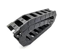 Soporte de cadena de arrastre de transmisión, puente de Cable abierto en ambos lados for maquina enrutadora CNC, 1 metro, 20x38mm(R55)